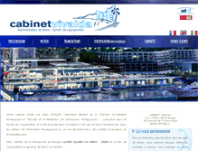 Tablet Screenshot of cabinetvivalda.com